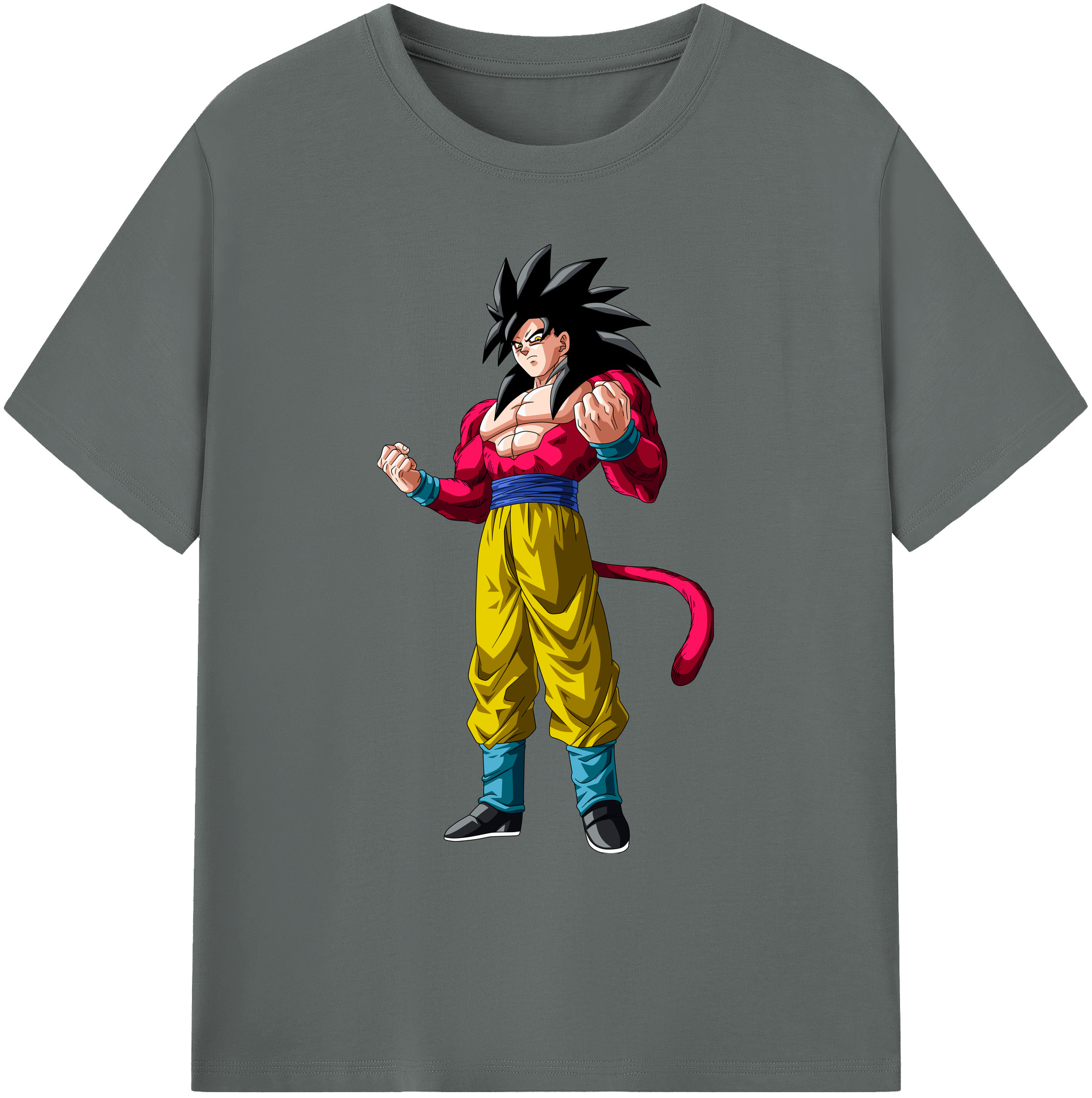 （画像用） ドラゴンボール 孫悟空（そん ごくう）Son Goku カカロット DRAGON BALL Kakarotto 綿100％ メンズ半袖Tシャツ｜肌触りやわらか＆通気性